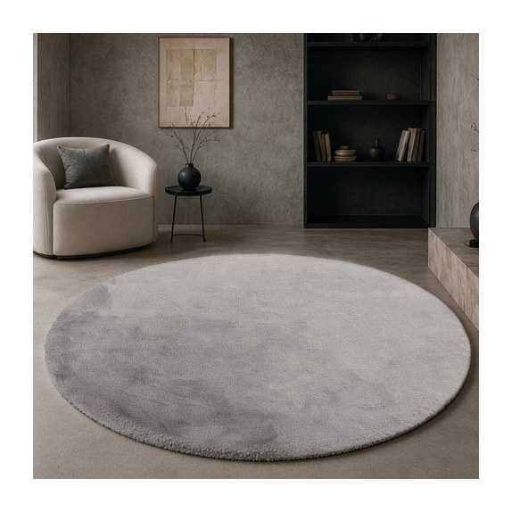 Χαλί Teoran Mellow 11 Grey Ροτόντα - Ροτόντα Φ120 cm