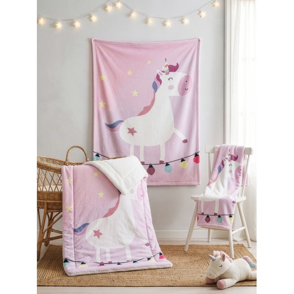 Κουβέρτα Fleece Κούνιας Rythmos Unico 110x140