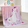 Κουβέρτα Fleece Κούνιας Rythmos Unico 110x140