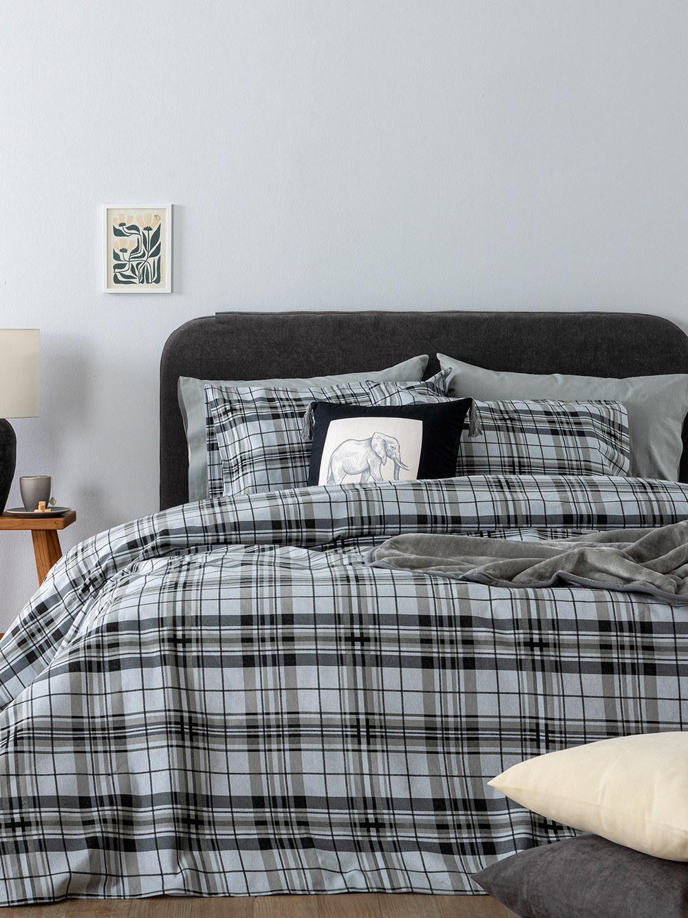 Σεντόνια, Μαξιλαροθήκες Anesis Home - ΣΗΜΑΝΤΙΚΟ: Σε περίπτωση διαφοράς τιμής από το κατάστημα ισχύει παντα και μόνο η τιμή του καταστήματος Σετ Σεντόνια Φανελένια Μονά με Λάστιχο 3 Τεμαχίων Palam