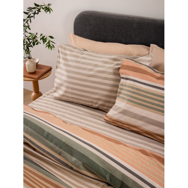 Σετ Σεντόνια Φανελένια King Size 4 Τεμαχίων...
