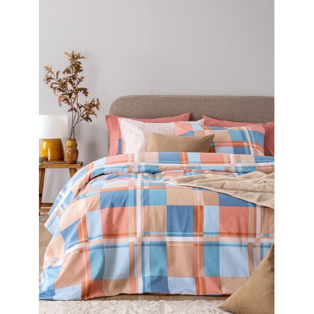 Σετ Σεντόνια Φανελένια King Size 4 Τεμαχίων Palamaiki Fb0250 280x270