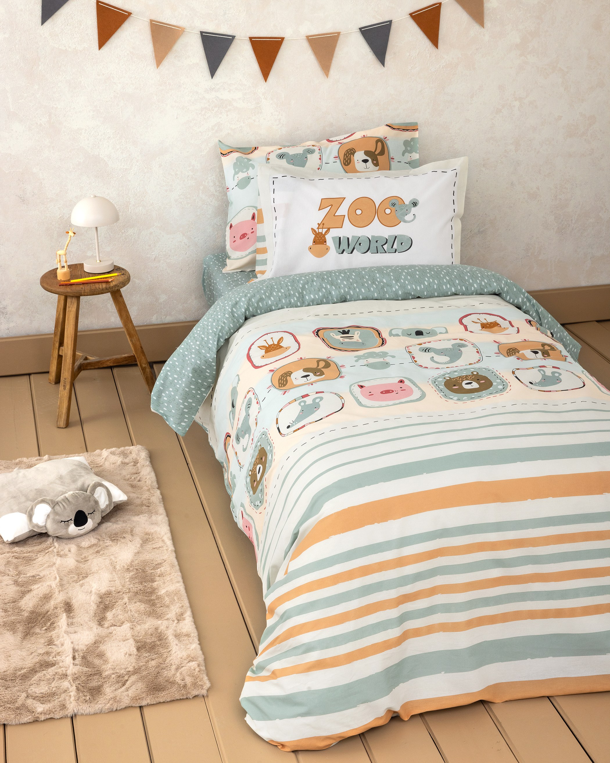 Παιδικό Πάπλωμα Μονό Nima Zooland 160x240