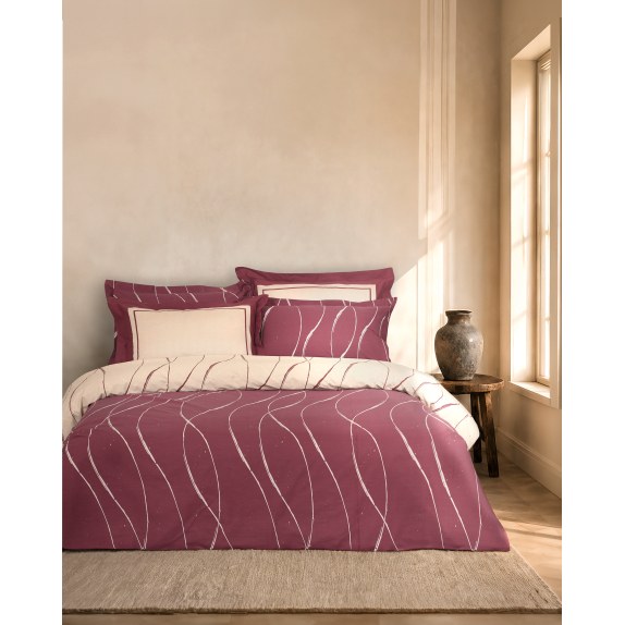Σετ Παπλωματοθήκη Υπέρδιπλη 3 Τεμαχίων Nima Marilyn 220x240