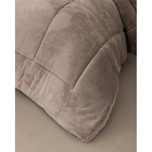 Κουβερτοπάπλωμα Μονό Nima Cira Cigar Beige 160x220