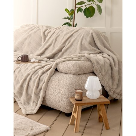 Ριχτάρι Πολυθρόνας Nima Lumi Light Beige 180x180