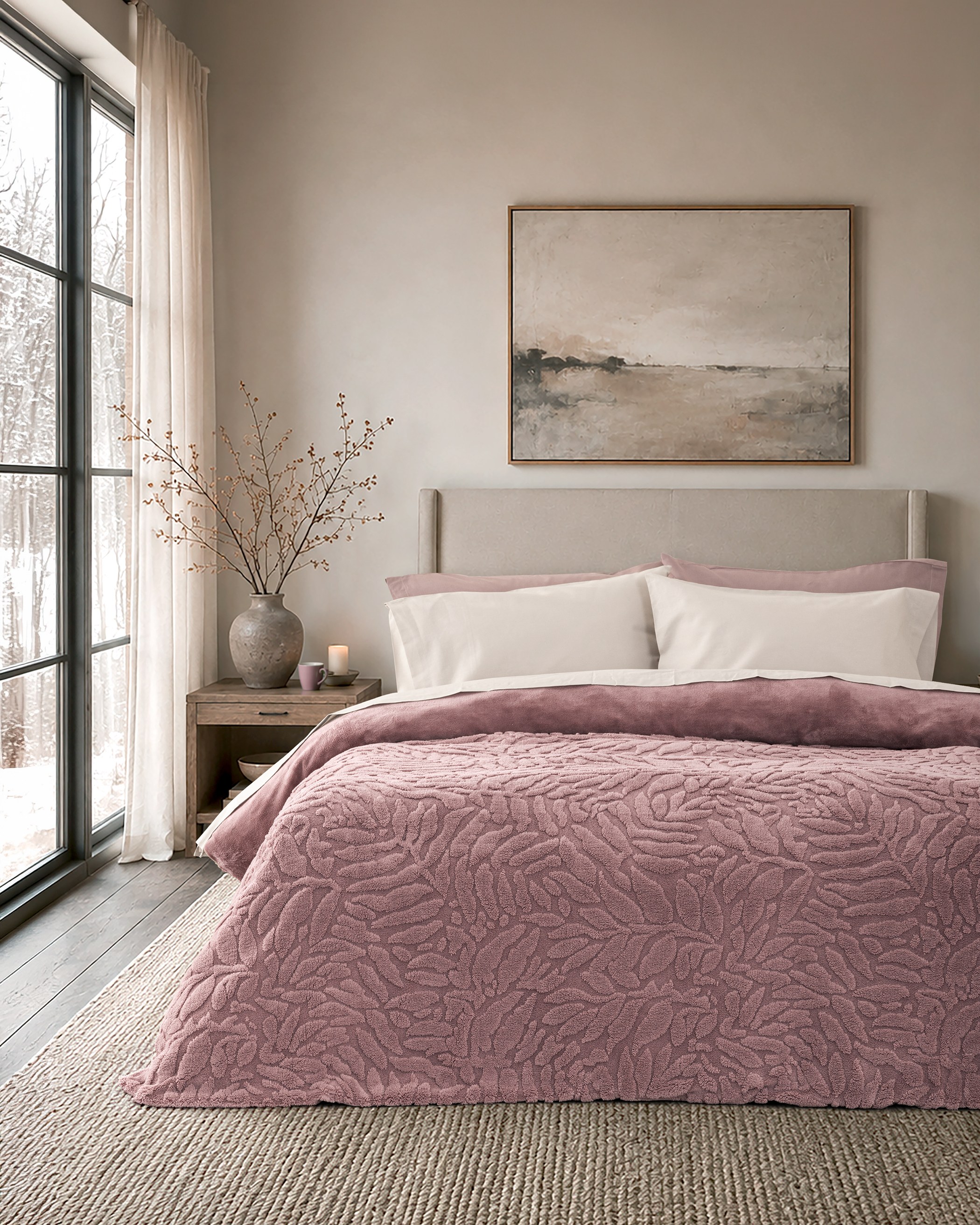 Κουβερλί, Παπλωματοθήκες Anesis Home - ΣΗΜΑΝΤΙΚΟ: Σε περίπτωση διαφοράς τιμής από το κατάστημα ισχύει παντα και μόνο η τιμή του καταστήματος Παπλωματοθήκη Μονή Nima Reve Dusty Lilac 160x240