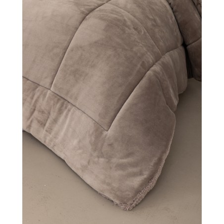 Κουβερτοπάπλωμα Υπέρδιπλο Nima Cira Cigar Beige 220x240