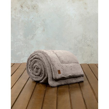 Κουβερτοπάπλωμα Υπέρδιπλο Nima Cira Cigar Beige 220x240