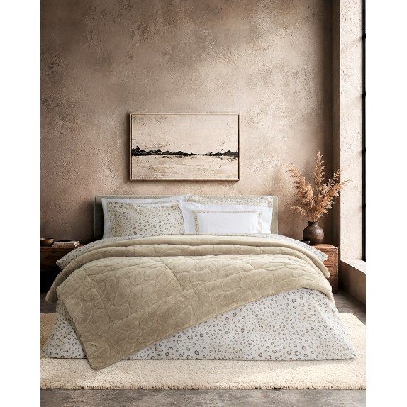 Κουβερτοπάπλωμα King Size Nima Peblo Light Beige 240x260