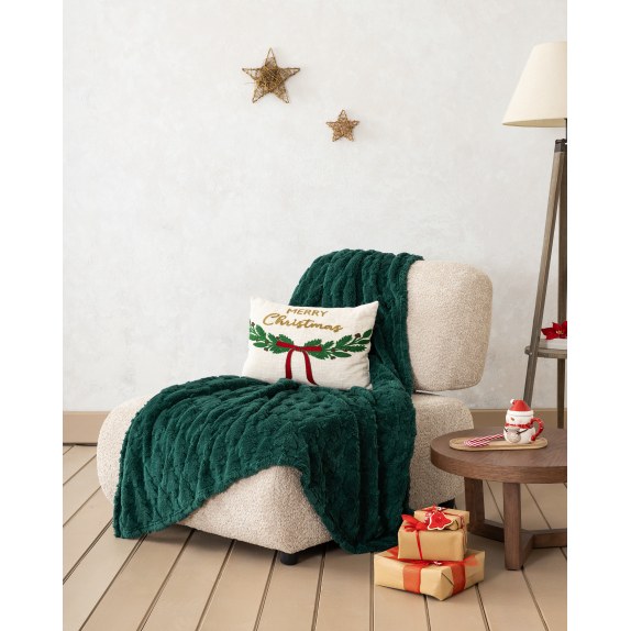 Χριστουγεννιάτικη Κουβέρτα Καναπέ Nima Festive 150x190