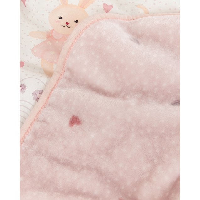 Κουβέρτα Βελουτέ Αγκαλιάς Nima Sweetheart 80x110