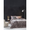 Κουβέρτα Βελουτέ Ημίδιπλη Nima Cigar Beige 180x220