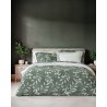 Σετ Σεντόνια King Size με Λάστιχο 4 Τεμαχίων Nima Green Forest 180x200+32