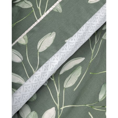 Σετ Σεντόνια Υπέρδιπλα 4 Τεμαχίων Nima Green Forest 240x270
