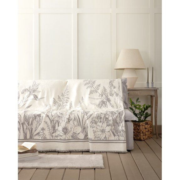 Ριχτάρι Τετραθέσιου Nima Muse Ivory 180x350