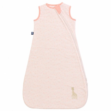 Υπνόσακος BabyBliss Σόφι Καμηλοπάρδαλη BlissSac 2.5tog Οργανικό Βαμβάκι "Leaves Pink" 0-6 Μηνών BLISS-SAC-S025