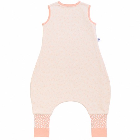 Υπνόσακος BabyBliss Σόφι Καμηλοπάρδαλη BlissJump Ποδαράκι 2.5tog Οργανικό Βαμβάκι Leaves Pink 6-18Μηνών BLISS-JMP-S025
