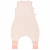 Υπνόσακος BabyBliss Σόφι Καμηλοπάρδαλη BlissJump Ποδαράκι 2.5tog Οργανικό Βαμβάκι Leaves Pink 6-18Μηνών BLISS-JMP-S025