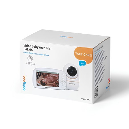 Kάμερα Και Baby Monitor BabyOno Με Ενδοεπικοινωνία & Οθόνη 5" LCD Με Zoom BN1541