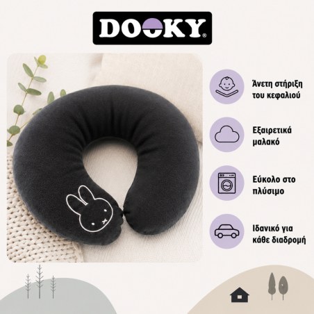 Παιδικό Μαξιλαράκι Ταξιδίου Dooky Miffy Καλύτερη στήριξη λαιμού DK-6501625