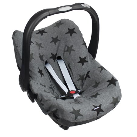 Κάλυμμα Καθίσματος Αυτοκινήτου Αυγό 0+ Dooky Grey Stars DK-126816