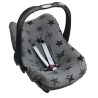 Κάλυμμα Καθίσματος Αυτοκινήτου Αυγό 0+ Dooky Grey Stars DK-126816
