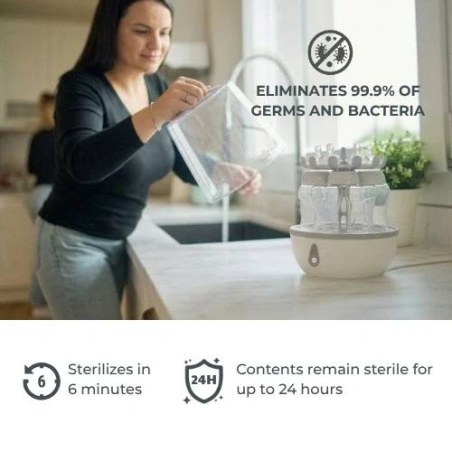 Αποστειρωτής Ατμού Μπουκαλιών Nuvita Sterieasy 1083