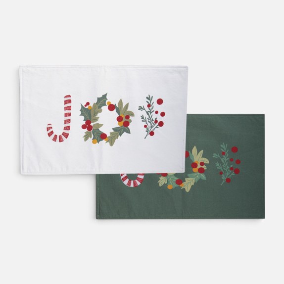 Χριστουγεννιάτικα Σουπλά Nef-Nef Joyful Green/Off White...