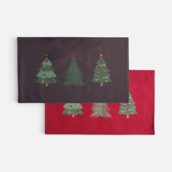 Χριστουγεννιάτικα Σουπλά Nef-Nef Christmas Tree Red/Grey...
