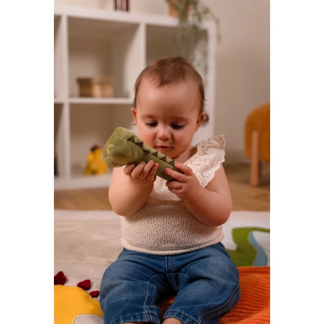 Κουδουνίστρα Βελούδινη Squeaker Dino