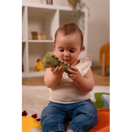 Κουδουνίστρα Βελούδινη Squeaker Dino
