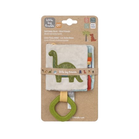 Μαλακό Διαδραστικό Βιβλιαράκι Για Βρέφη Dino