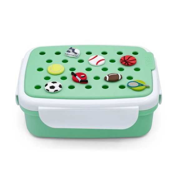 Φαγητοδοχείο Με Charms Melii Bento Πράσινο 880ml