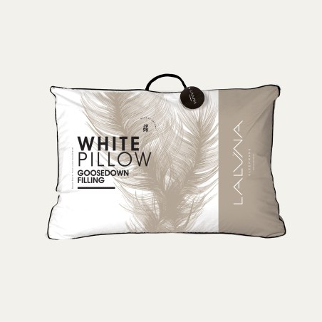 Μαξιλάρι Πουπουλένιο Μαλακό La Luna The White Goose Down Pillow 50x70