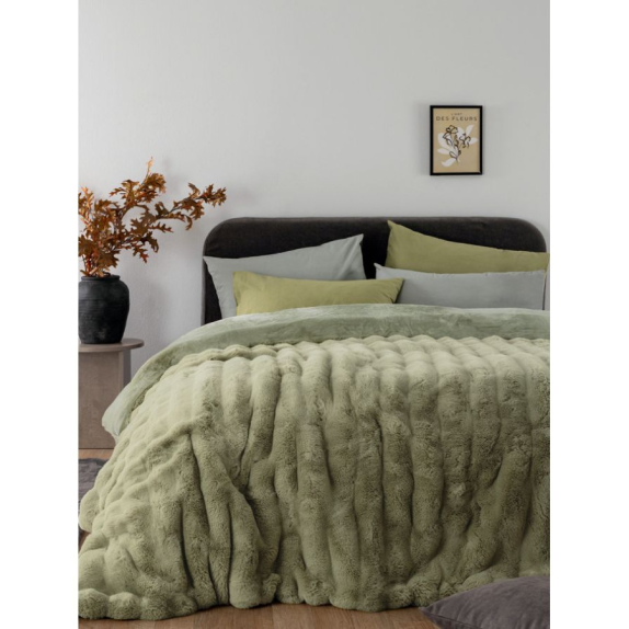 Κουβερτοπάπλωμα Υπέρδιπλο Palamaiki Comfo Khaki 220x240