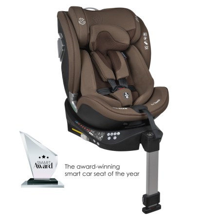 Παιδικό Κάθισμα Αυτοκινήτου Bebe Stars Air Touch i-Size 360° (40-150 cm) Coffee 925-182