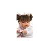 Κούκλα 33 cm Καστανή με Ροζ Φόρεμα Llorens Dolls LIO-33166