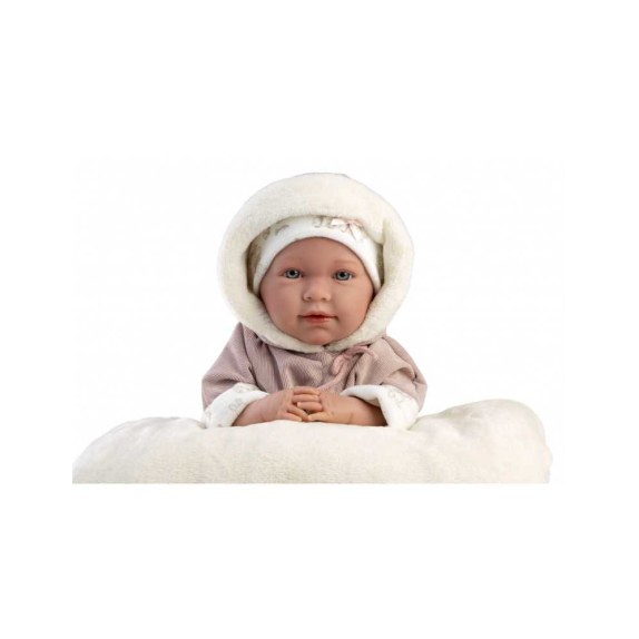 Κούκλα Newborn Κορίτσι 40 cm με Φόρμα και Γλυκό Χαμόγελο...