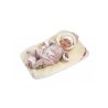 Κούκλα Newborn Κορίτσι 40 cm με Φόρμα και Γλυκό Χαμόγελο Llorens Dolls LIO-74104