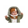 Κούκλα Νεογέννητο Αγόρι 42 cm με Γκρι Ζακέτα Llorens Dolls LIO-84465