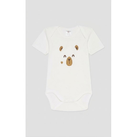Βρεφικό Κορμάκι με Κοντό Μανίκι Pretty Baby Bear 12-18 86cm