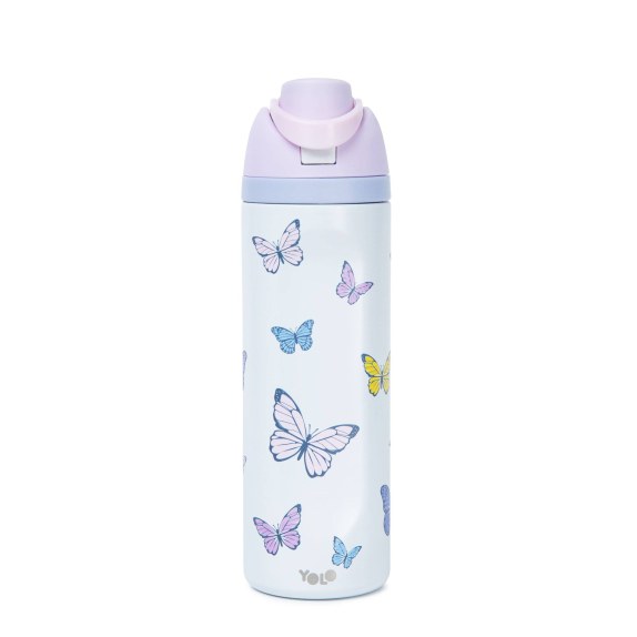 Μεταλλικό Θερμός 2 σε 1 Butterflies YOLO 700ml