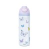 Μεταλλικό Θερμός 2 σε 1 Butterflies YOLO 700ml