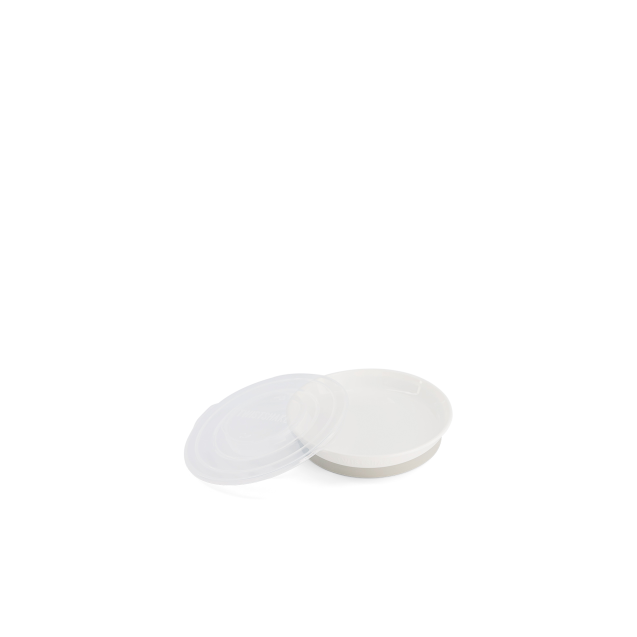 Twistshake Πιάτο Αντιολισθητικό 6+ Μηνών White