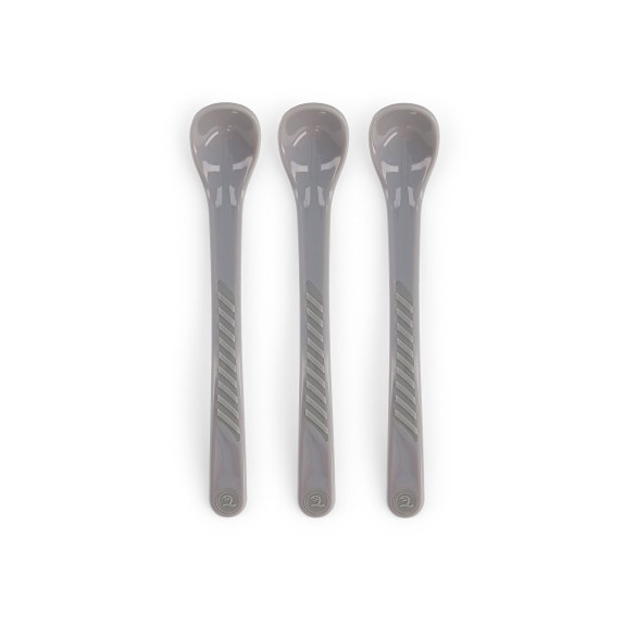 Twistshake 3x Κουταλάκια Ταΐσματος 4+ Μηνών Pastel Grey