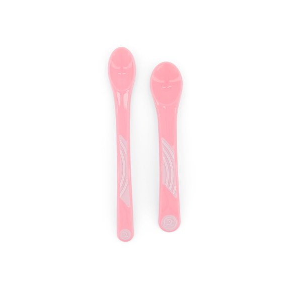 Twistshake 2x Κουταλάκια Ταΐσματος 4+ Mηνών Pastel Pink